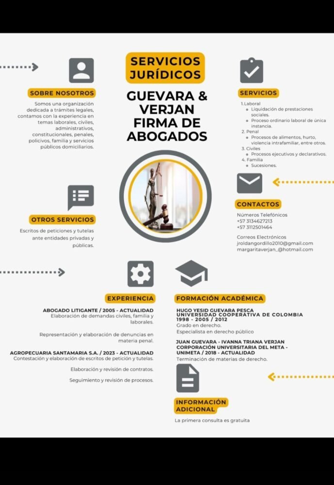 Organización dedicada a trámites legales.
